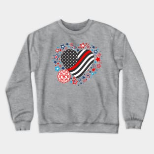 Thin Red Line Crewneck Sweatshirt